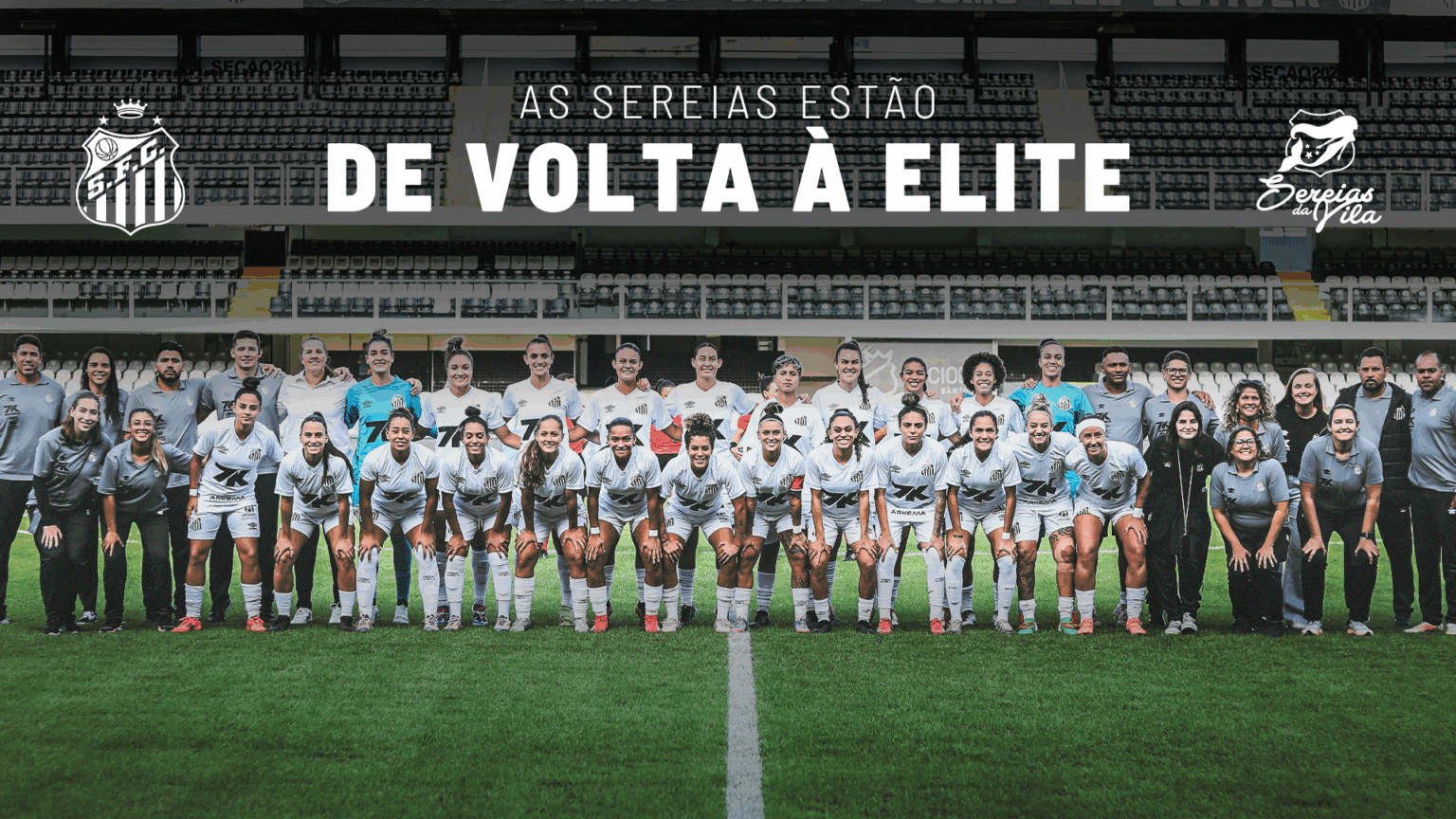 Sereias estão de volta à elite